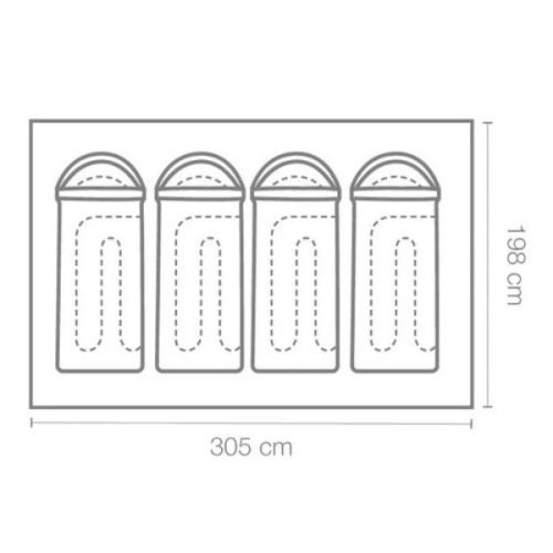 Carpa Coleman Darwin 2.0 4 4P