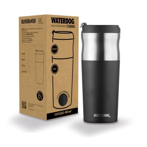 Vaso Termico Waterdog Olivera Negro