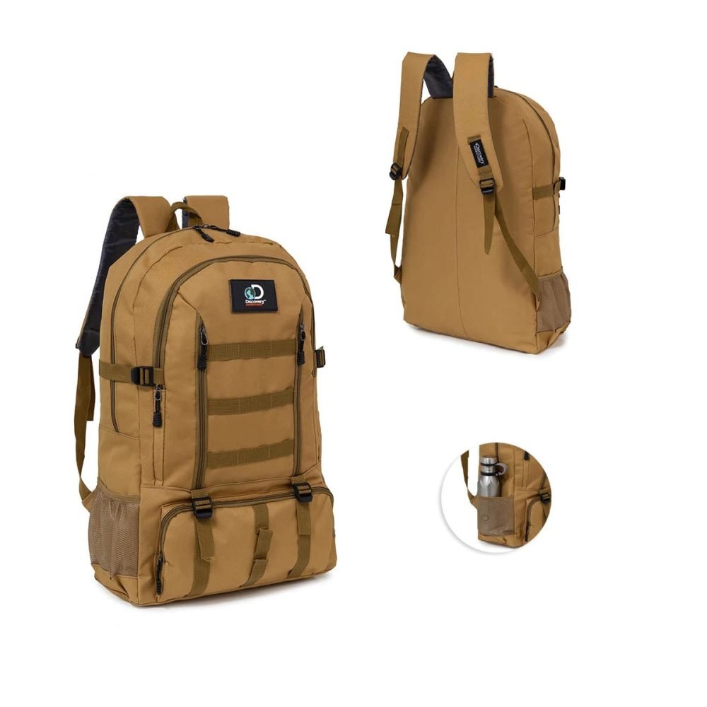 Mochila Discovery Adventures Tactica 20763 50+10Lts Marron