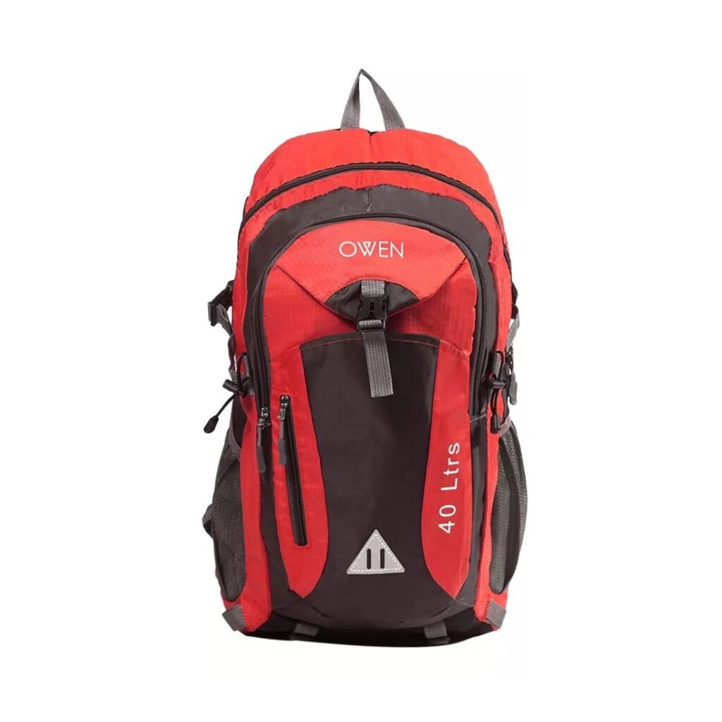 MOCHILA OWEN MOD.10054 40LTS CAMPING ROJO