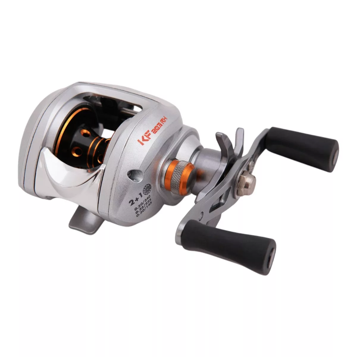 Reel Baitcasting Spinit Kf 203 Lh - Mano Izquierda