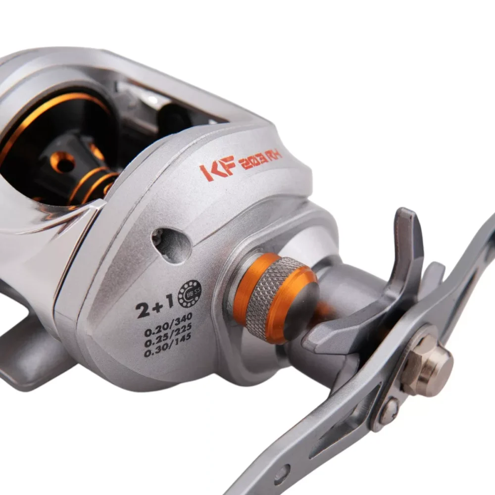 Reel Baitcasting Spinit Kf 203 Lh - Mano Izquierda