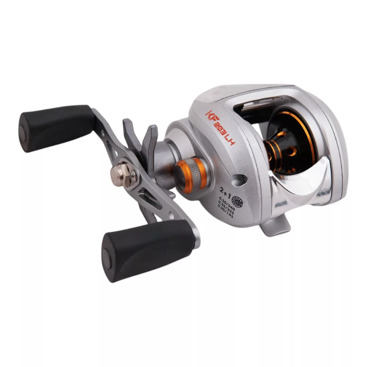 Reel Baitcasting Spinit Kf 203 Lh - Mano Izquierda