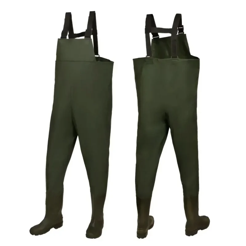 Waders PVC Impermeable con Botas Talle 42