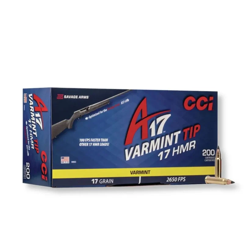 Munición Cci .17 HMR 17 gr Varmint Tip – Balas Punta de Polímero por unidad