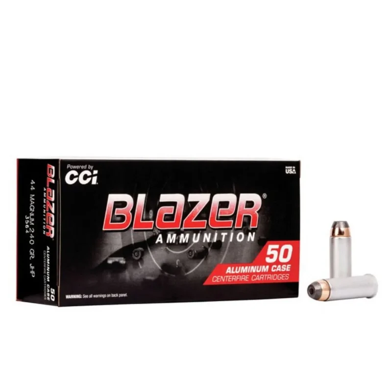 Munición Cci .44 Rem Magnum 240 gr JHP – Balas Punta Hueca Encamisada por unidad