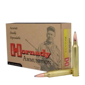 Munición Hornady .300 Win Mag 165 gr BTSP Custom – Balas Punta Afilada por unidad
