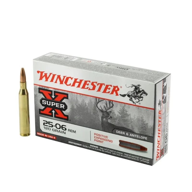 Munición Winchester .25-06 Remington 120 gr PEP - Super-X - Punta de Expansión | Balas Remington por unidad