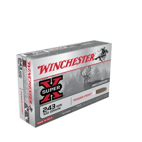 Balas Winchester 243WIN 100 Grains Power Point por unidad