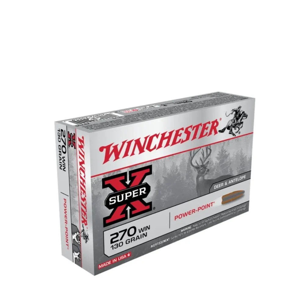 11129400.webp Balas Winchester 270WIN 130 Grains Punta Blanca por unidad