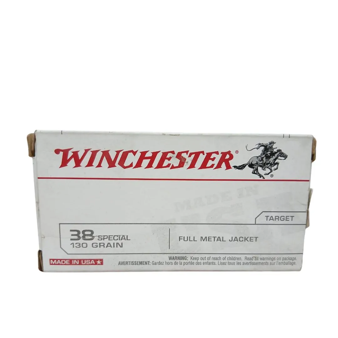 Balas Winchester 38 SPECIAL 130 Grains FMJ por unidad
