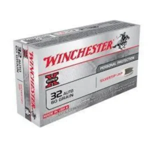 Balas Winchester 32 AUTO 60 Grains Jacketed Hollow Point por unidad