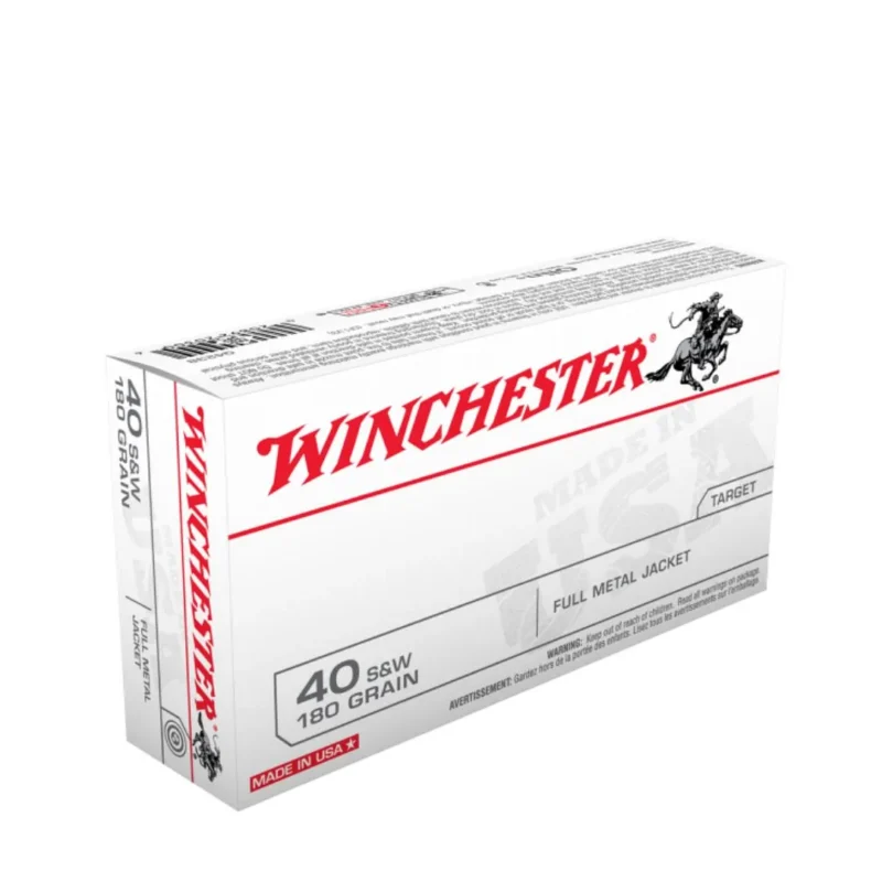 Balas Winchester 40S&W 180 Grains JHP por unidad