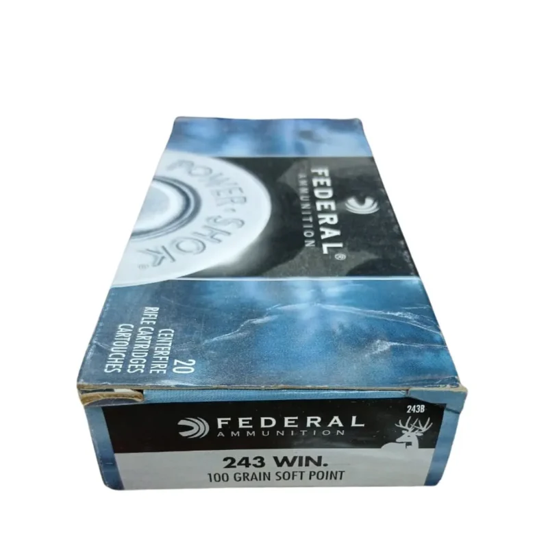 Balas Federal 243WIN 100 Grains Soft Point (Punta Blanda) por unidad