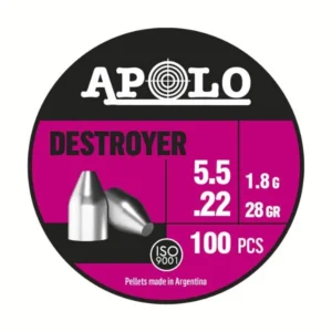 Balines Apolo Destroyer Point 5,5 X 100 28 Gr/1,8Grs