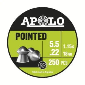 Balines Apolo Pointed 5,5 X 250 18 G/1,15Grs