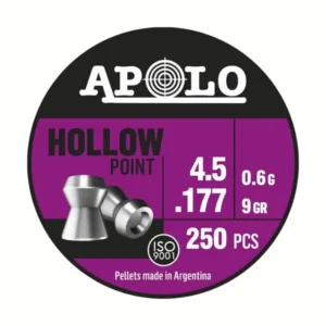 Balines Apolo Hollow Point 4,5 X 250 9 G/0,60Grs