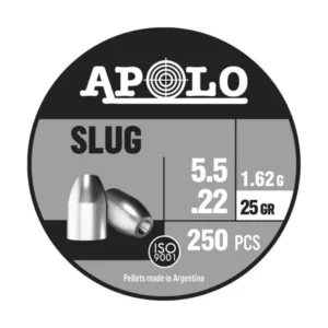 Balines Apolo Slug 5,5 X 250 “25 Gr” 25 Gr/1,62 G