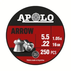 Balines Apolo Air Boss Arrow Cobreado 5,5 X 250 1,05 G/16 Gr