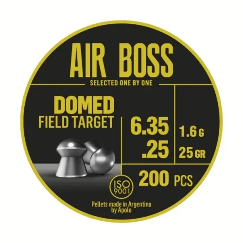 Balines Apolo Air Boss Domed Field Target 6,35 X 200 25 G/1,6Grs