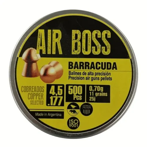 Balines Apolo Air Boss Barracuda Cobreado 4,5 X 500 0,70 G/11 Gr