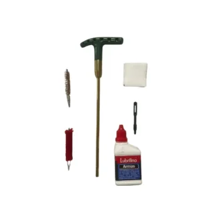 Kit de Limpieza Lubrilina Baqueta Arma Corta 9mm .38 + Lubricante