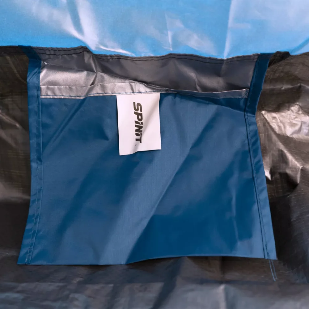 Carpa Basic 4XL Alu 2,10X2,40X1,30mts Azul/Verde 260010