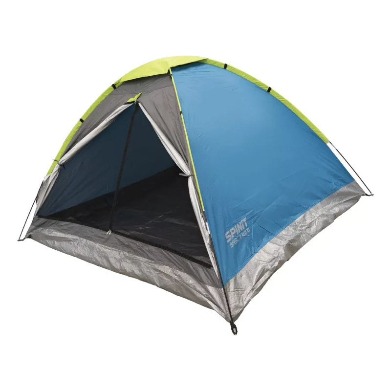 Carpa Basic 4XL Alu 2,10X2,40X1,30mts Azul/Verde 260010