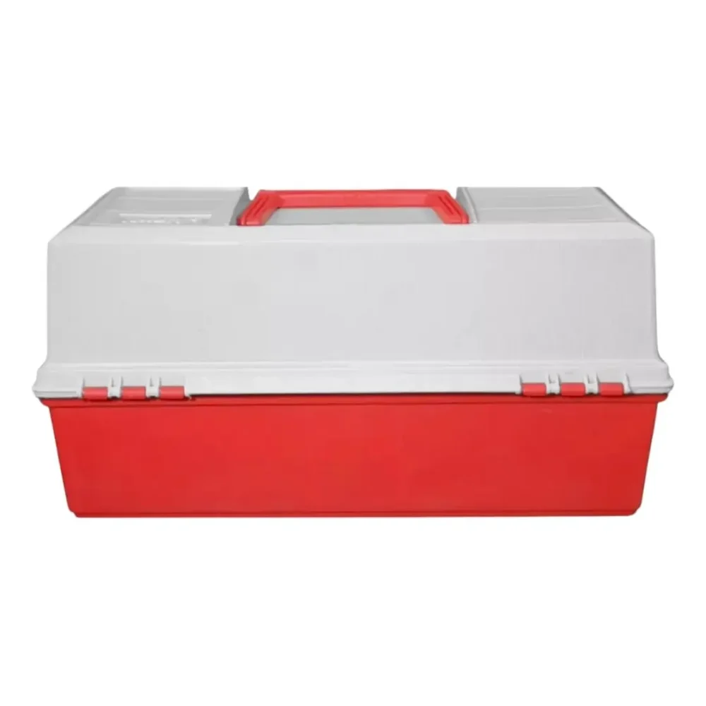 43060003-3.webp Caja Mauri de Pesca 430 L Organizadora 2 Bandejas Rebatibles Roja