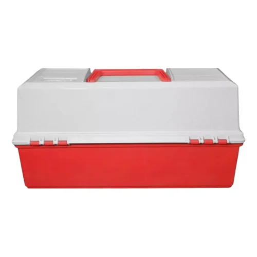43060003-3.webp Caja Mauri de Pesca 430 L Organizadora 2 Bandejas Rebatibles Roja