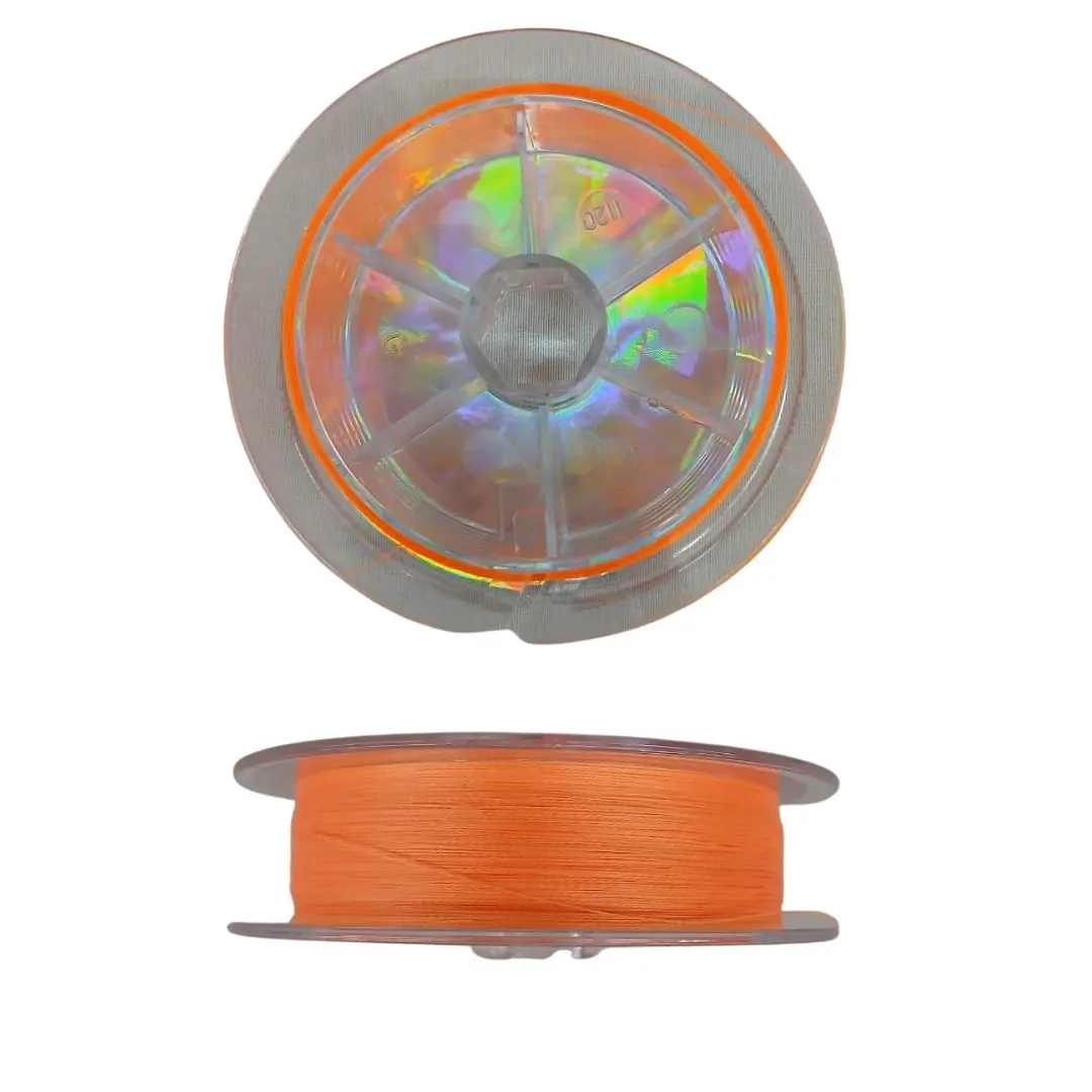 Multifilamento 4X 0,12mm/09,6kg Naranja 4 Hebras (Cajax6) (Dy4X 0.12Or)