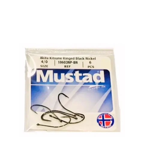 Anzuelo Mustad Kitsune 10603 N*4/0 Bolsa X 6 Unidades 10603 410