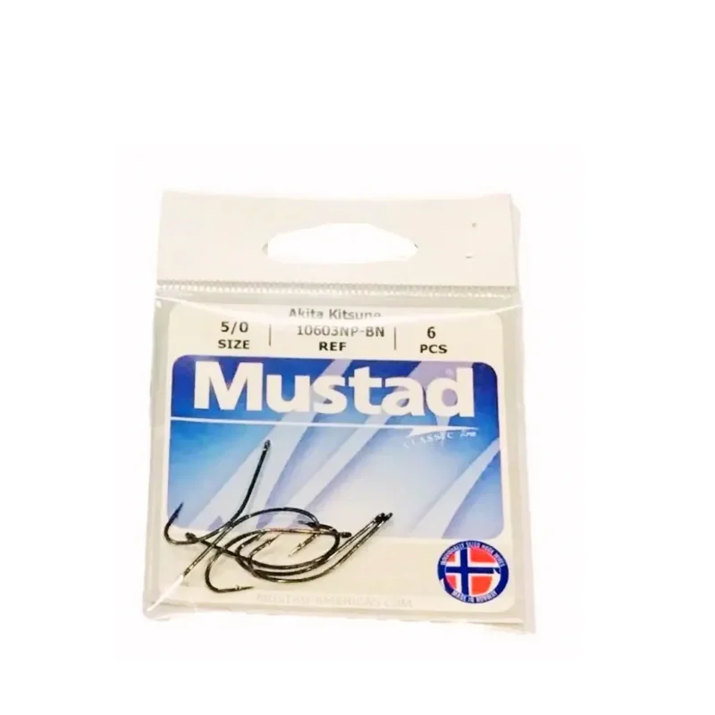 Anzuelo Mustad Kitsune 10603 N*5/0 bolsa x 6 unidades 10603 510