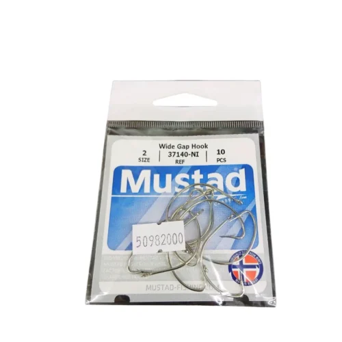 Anzuelo Mustad 37140 Ni N*2 bolsa x 10 unidades