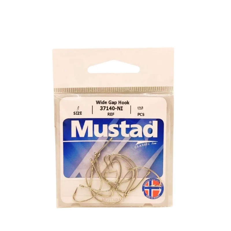 Anzuelo Mustad 37140 Ni N*2/0 bolsa x 8 unidades 7141 210