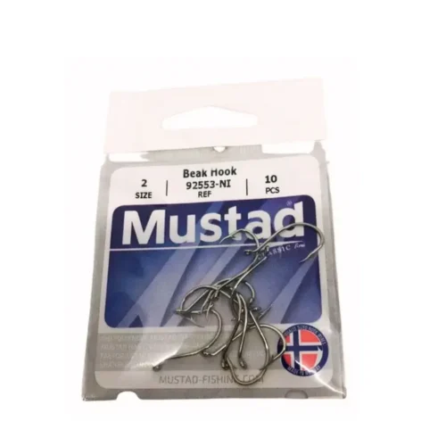 Anzuelo Mustad 92553 Ni N*2 bolsa x 10 unidades 002