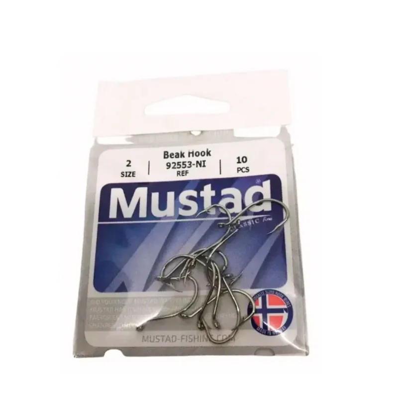 Anzuelo Mustad 92553 Ni N*2 bolsa x 10 unidades 002