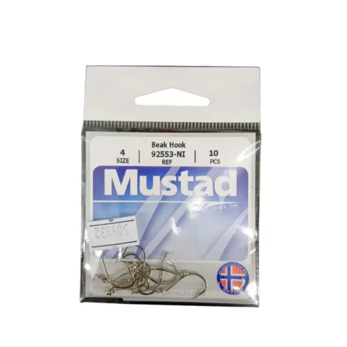 Anzuelo Mustad 92553 Ni N*4 bolsa x 10 unidades 004