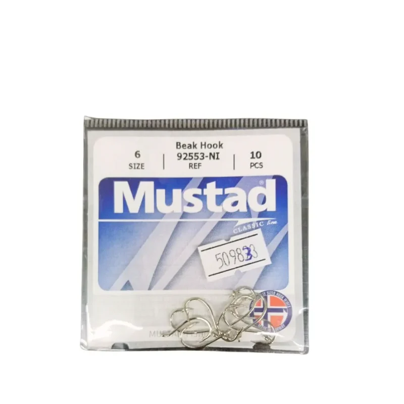 Anzuelo Mustad 92553 Ni N*6 bolsa x 10 unidades 006