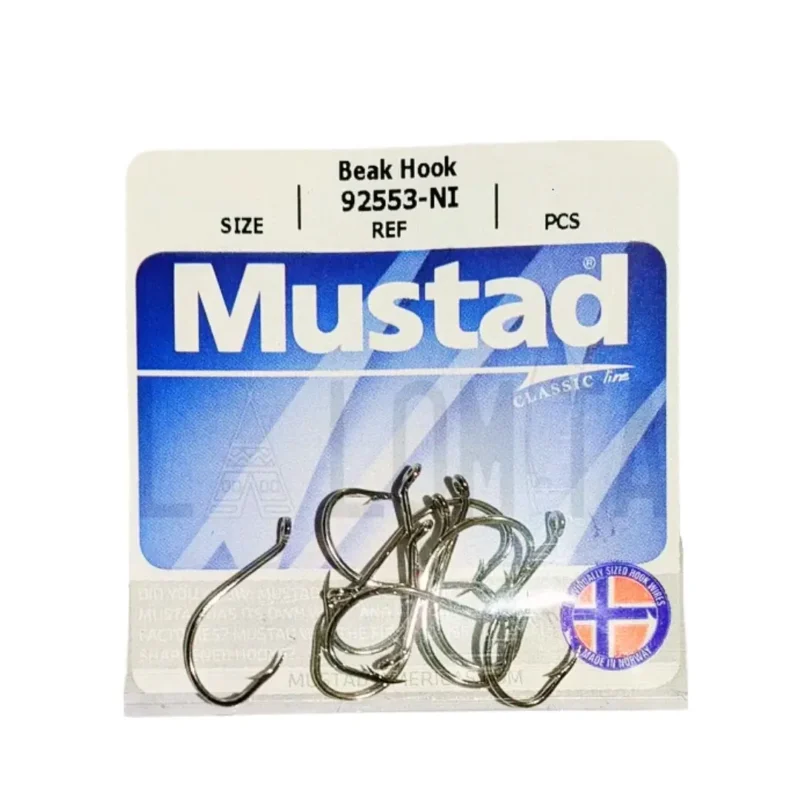 Anzuelo Mustad 92553 Ni N*2/0 bolsa x 8 unidades 210