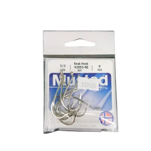 Anzuelo Mustad 92553 Ni N*5/0 bolsa x 8 unidades 510