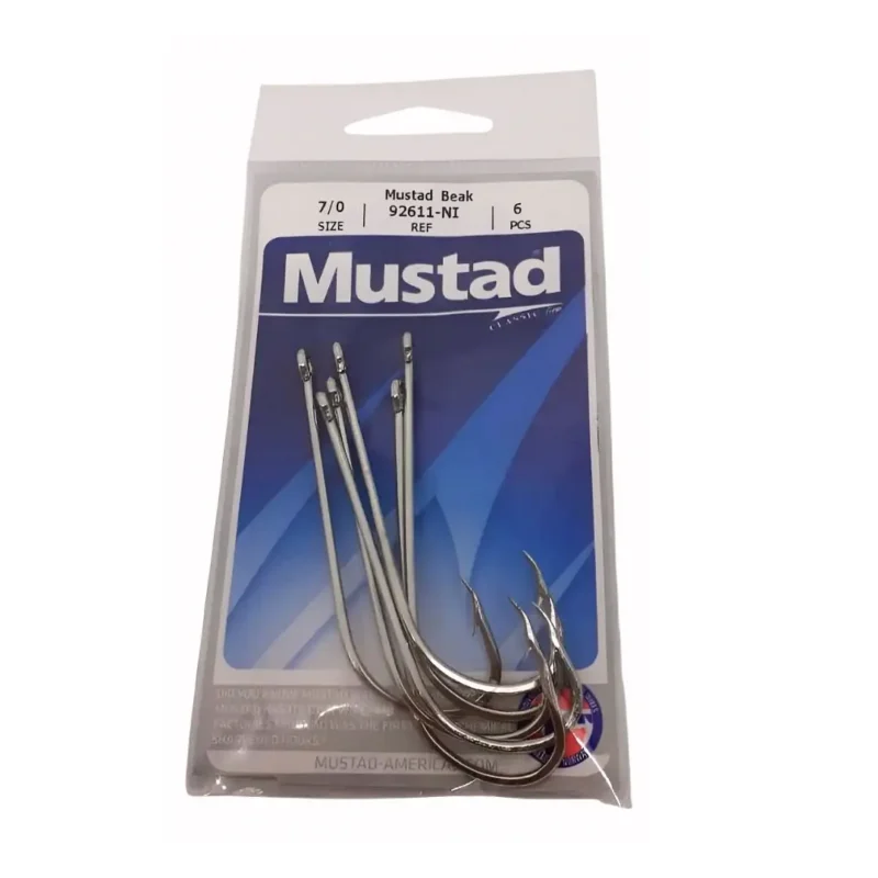 Anzuelo Mustad 92553 Ni N*7/0 bolsa x 5 unidades 710