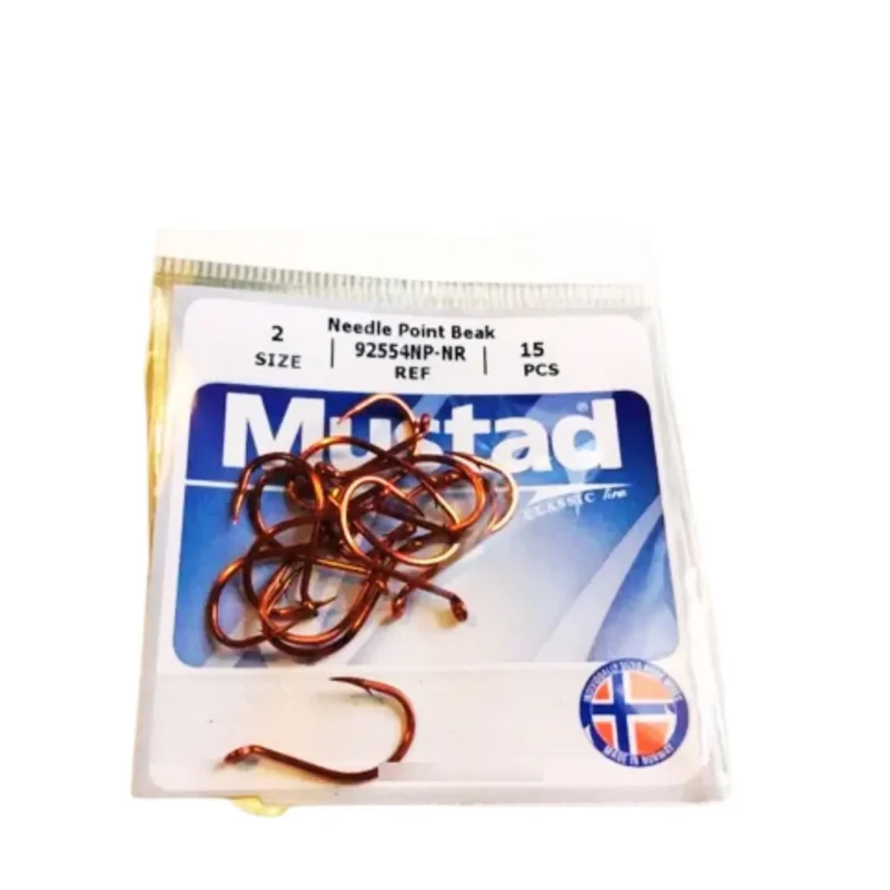 Anzuelo Mustad 92554Np Nr N*2 bolsa x 15 unidades 9255 002