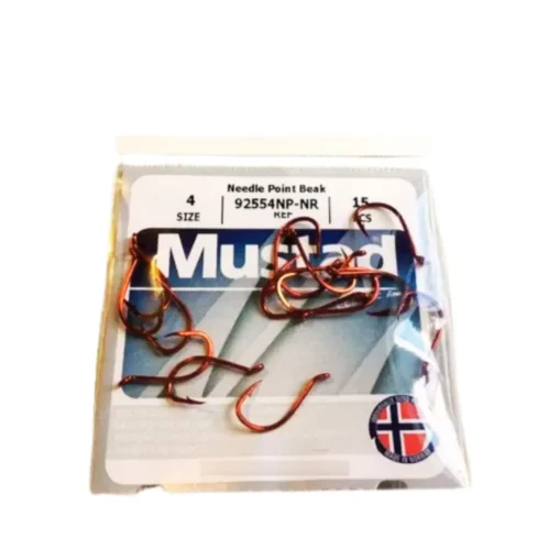 Anzuelo Mustad 92554Np Nr N*4 bolsa x 15 unidades 9255 004