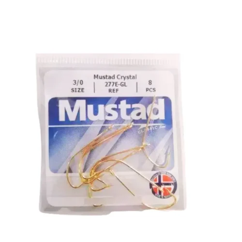 Anzuelo Mustad 277E Gl N* 3/0 x 8 unidades 2770 310