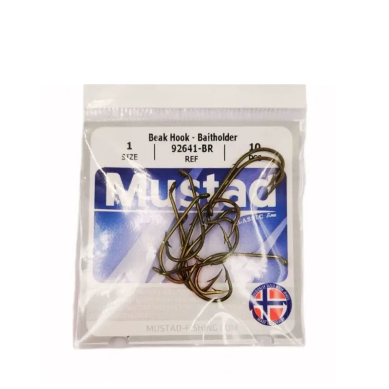 Anzuelo Mustad 92641 Br N*1 x 10 unidades 9264 001