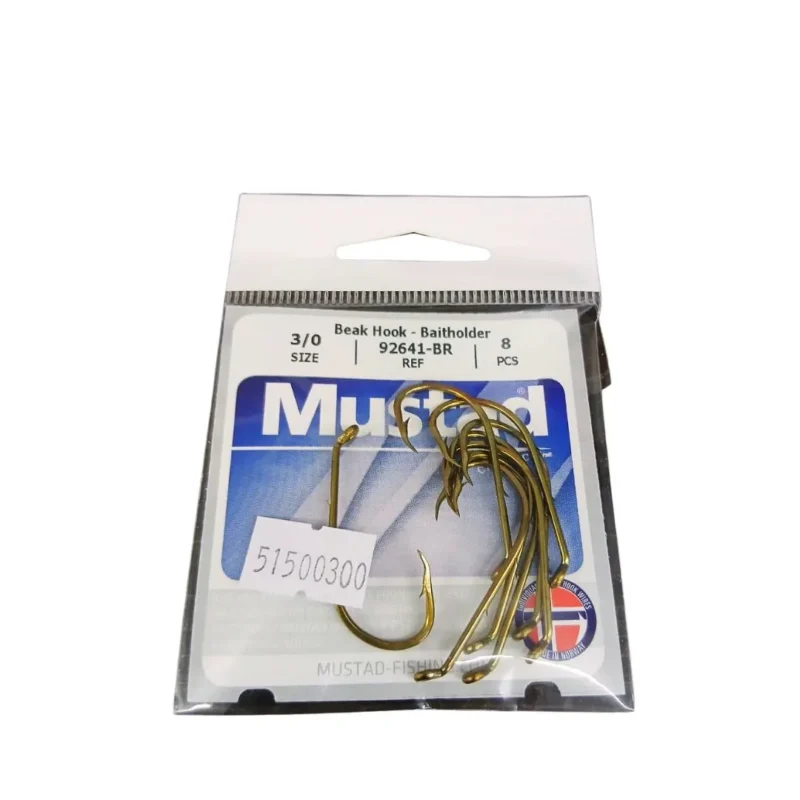 Anzuelo Mustad 92641 Br N*3/0 x 8 unidades 9264 310/