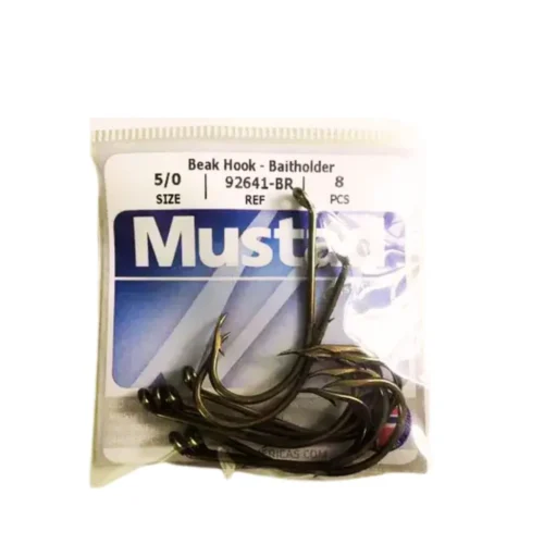 Anzuelo Mustad 92641 Br N*5/0 x 8 unidades