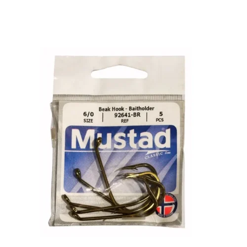 Anzuelo Mustad 92641 Br N*6/0 x 5 unidades