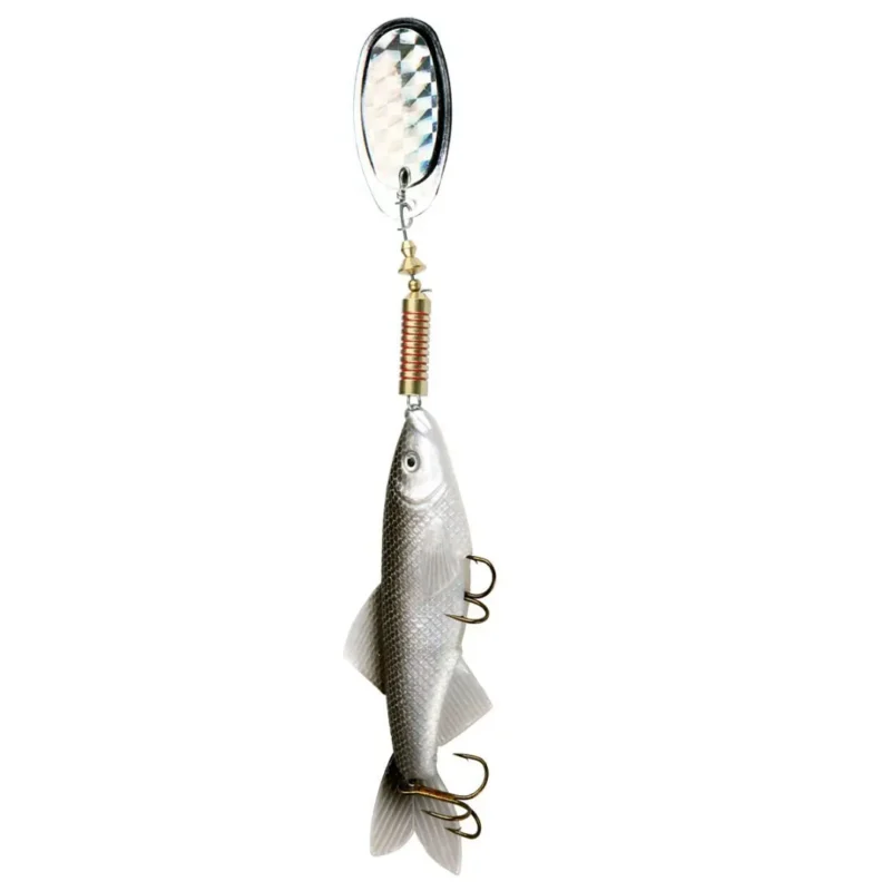 Señuelo Waterdog Aero Minnow A6M-Sp-Gris/25,0Gr/Cuch.: Nº5 Hologr. (A6Msp)